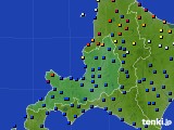 道央のアメダス実況(日照時間)(2021年01月28日)