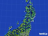 2021年01月29日の東北地方のアメダス(気温)