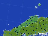 2021年01月29日の島根県のアメダス(気温)