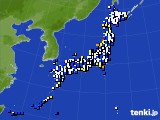 アメダス実況(風向・風速)(2021年01月29日)