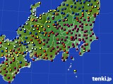 2021年01月30日の関東・甲信地方のアメダス(日照時間)