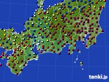 2021年01月30日の東海地方のアメダス(日照時間)
