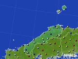 2021年01月30日の島根県のアメダス(日照時間)