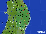 2021年01月30日の岩手県のアメダス(日照時間)