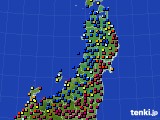 2021年01月31日の東北地方のアメダス(日照時間)