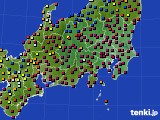 2021年01月31日の関東・甲信地方のアメダス(日照時間)