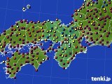 近畿地方のアメダス実況(日照時間)(2021年01月31日)