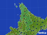 道北のアメダス実況(積雪深)(2021年02月01日)
