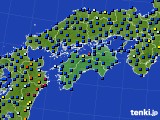 四国地方のアメダス実況(日照時間)(2021年02月01日)