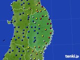 岩手県のアメダス実況(日照時間)(2021年02月01日)