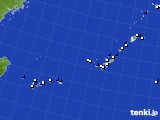 2021年02月01日の沖縄地方のアメダス(風向・風速)