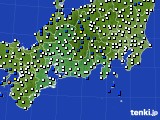 2021年02月01日の東海地方のアメダス(風向・風速)