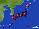 2021年02月02日のアメダス(日照時間)