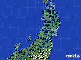 2021年02月02日の東北地方のアメダス(気温)