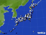 アメダス実況(風向・風速)(2021年02月02日)