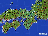 近畿地方のアメダス実況(日照時間)(2021年02月03日)