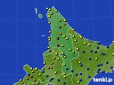 道北のアメダス実況(積雪深)(2021年02月04日)