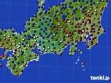 2021年02月04日の東海地方のアメダス(日照時間)