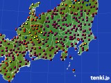 2021年02月05日の関東・甲信地方のアメダス(日照時間)