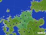 福岡県のアメダス実況(日照時間)(2021年02月05日)
