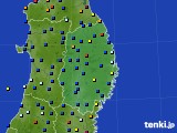 2021年02月05日の岩手県のアメダス(日照時間)