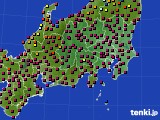 2021年02月06日の関東・甲信地方のアメダス(日照時間)