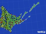 道東のアメダス実況(日照時間)(2021年02月06日)