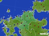 2021年02月06日の福岡県のアメダス(日照時間)