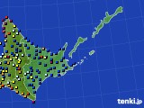 道東のアメダス実況(日照時間)(2021年02月07日)