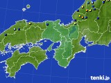 近畿地方のアメダス実況(積雪深)(2021年02月08日)