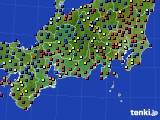 東海地方のアメダス実況(日照時間)(2021年02月08日)