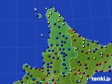 道北のアメダス実況(日照時間)(2021年02月08日)