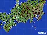 東海地方のアメダス実況(日照時間)(2021年02月09日)