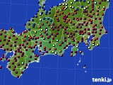 東海地方のアメダス実況(日照時間)(2021年02月10日)