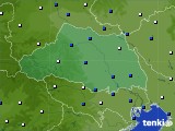 埼玉県のアメダス実況(風向・風速)(2021年02月11日)