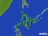 北海道地方のアメダス実況(気温)(2021年02月13日)