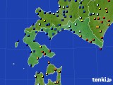 道南のアメダス実況(日照時間)(2021年02月14日)