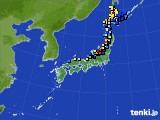 アメダス実況(積雪深)(2021年02月16日)