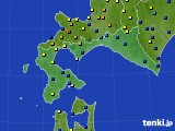 道南のアメダス実況(積雪深)(2021年02月16日)