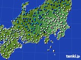 2021年02月16日の関東・甲信地方のアメダス(気温)