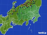 2021年02月17日の関東・甲信地方のアメダス(積雪深)
