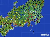 2021年02月17日の関東・甲信地方のアメダス(日照時間)