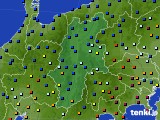長野県のアメダス実況(日照時間)(2021年02月17日)