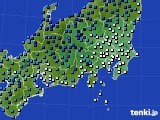 2021年02月17日の関東・甲信地方のアメダス(気温)