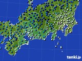 2021年02月17日の東海地方のアメダス(気温)