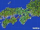 近畿地方のアメダス実況(日照時間)(2021年02月18日)