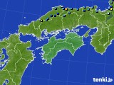 四国地方のアメダス実況(積雪深)(2021年02月19日)