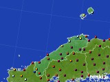 島根県のアメダス実況(日照時間)(2021年02月19日)