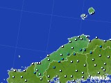 2021年02月19日の島根県のアメダス(気温)