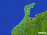 石川県のアメダス実況(積雪深)(2021年02月20日)